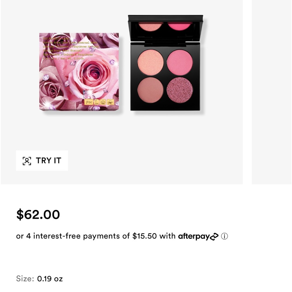 Pat McGrath Divine Rose Luxe Quad: Eternal Eden